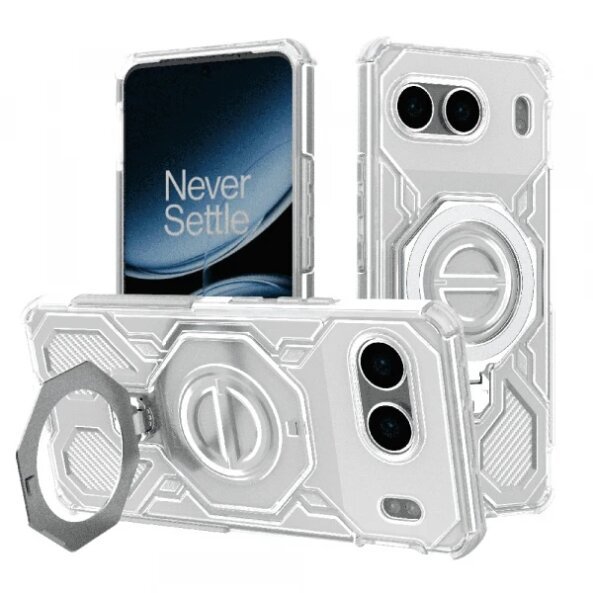 Husa pentru OnePlus Nord 4, Techsuit, Carbon Shield Pro, Alba