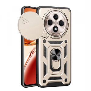 Husa pentru Oppo Reno12 FS 5G / Reno12 FS 4G / Reno12 F 4G / Reno12 F, Techsuit, CamShield, Aurie