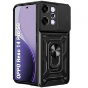 Husa pentru Oppo Reno14 Pro, Techsuit, CamShield, Neagra