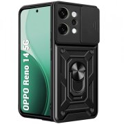 Husa pentru Oppo Reno14, Techsuit, CamShield, Neagra