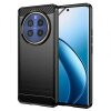 Husa pentru Realme 12 Pro / 12 Pro+, Techsuit, Carbon, Neagra