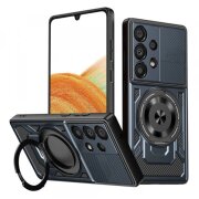 Husa pentru Samsung Galaxy A33 5G A336, Techsuit, RuggedCam, Albastra