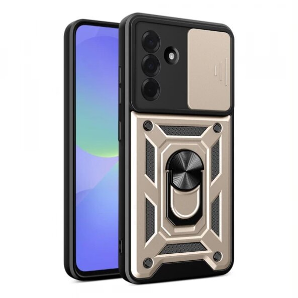 Husa pentru Samsung Galaxy A36 A366, Techsuit, CamShield, Aurie