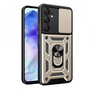 Husa pentru Samsung Galaxy A55 5G A556, Techsuit, CamShield, Aurie