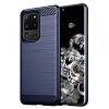 Husa pentru Samsung Galaxy S20 Ultra 5G G988 / S20 Ultra G988, Techsuit, Carbon, Albastra