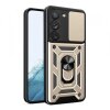 Husa pentru Samsung Galaxy S22 5G S901, Techsuit, CamShield, Aurie