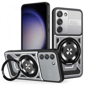 Husa pentru Samsung Galaxy S23 S911, Techsuit, RuggedCam, Gri