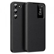 Husa pentru Samsung Galaxy S23+ S916, Techsuit, SmartView, Neagra