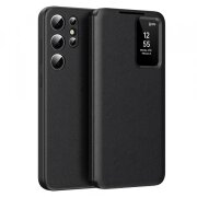 Husa pentru Samsung Galaxy S23 Ultra S918, Techsuit, SmartView, Neagra