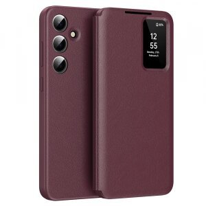 Husa pentru Samsung Galaxy S24 FE S721, Techsuit, SmartView, Rosie