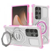 Husa pentru Samsung Galaxy S24 Ultra S928, Techsuit, Carbon Shield Pro, Roz