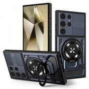 Husa pentru Samsung Galaxy S24 Ultra S928, Techsuit, RuggedCam, Albastra