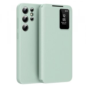 Husa pentru Samsung Galaxy S24 Ultra S928, Techsuit, SmartView, Verde