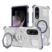 Husa pentru Samsung Galaxy S25 Edge S937, Techsuit, Carbon Shield Pro, Albastra