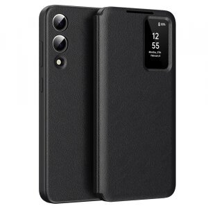 Husa pentru Samsung Galaxy S25 Edge S937, Techsuit, SmartView, Neagra