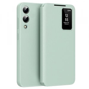 Husa pentru Samsung Galaxy S25 Edge S937, Techsuit, SmartView, Verde