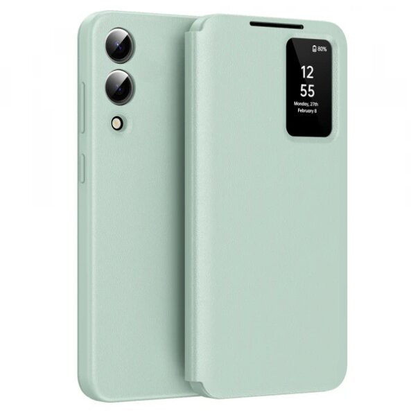 Husa pentru Samsung Galaxy S25 Edge S937, Techsuit, SmartView, Verde