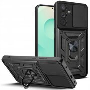 Husa pentru Samsung Galaxy S25 FE, Techsuit, CamShield, Neagra