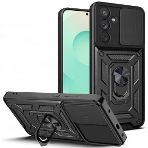 Husa pentru Samsung Galaxy S25 FE, Techsuit, CamShield, Neagra