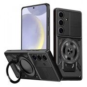 Husa pentru Samsung Galaxy S25 S931 / S24 S921, Techsuit, RuggedCam, Neagra