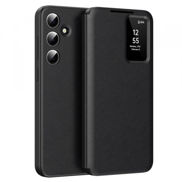 Husa pentru Samsung Galaxy S25+ S936, Techsuit, SmartView, Neagra