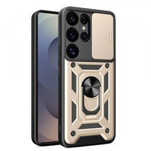 Husa pentru Samsung Galaxy S25 Ultra S938, Techsuit, CamShield, Aurie
