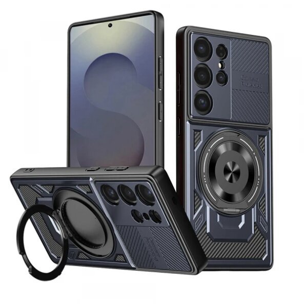 Husa pentru Samsung Galaxy S25 Ultra S938, Techsuit, RuggedCam, Albastra