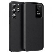 Husa pentru Samsung Galaxy S25 Ultra S938, Techsuit, SmartView, Neagra