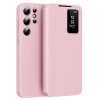 Husa pentru Samsung Galaxy S25 Ultra S938, Techsuit, SmartView, Roz
