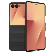 Husa pentru Samsung Galaxy Z Flip7 F766, Techsuit, Magic Shield, Neagra