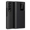 Husa pentru Samsung Galaxy Z Fold4 F936, Techsuit, SmartView, Neagra