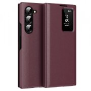 Husa pentru Samsung Galaxy Z Fold5 F946, Techsuit, SmartView, Rosie