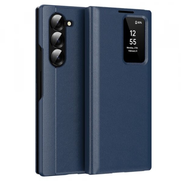 Husa pentru Samsung Galaxy Z Fold6 F956, Techsuit, SmartView, Albastra