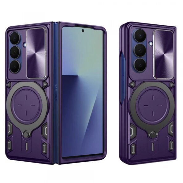 Husa pentru Samsung Galaxy Z Fold7 F966, Techsuit, CamGuard Pro, Mov