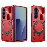 Husa pentru Samsung Galaxy Z Fold7 F966, Techsuit, CamGuard Pro, Rosie