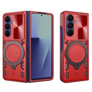 Husa pentru Samsung Galaxy Z Fold7 F966, Techsuit, CamGuard Pro, Rosie