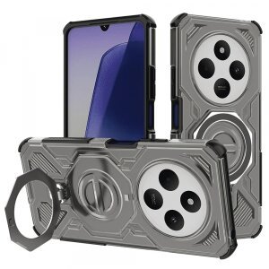 Husa pentru Xiaomi Poco C75 / Redmi 14C, Techsuit, Carbon Shield Pro, Neagra Deschis