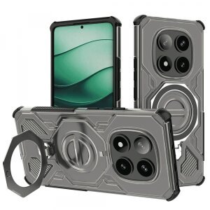 Husa pentru Xiaomi Poco X7 / Redmi Note 14 Pro 5G, Techsuit, Carbon Shield Pro, Neagra Deschis