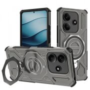 Husa pentru Xiaomi Redmi Note 14 5G, Techsuit, Carbon Shield Pro, Neagra Deschis