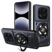 Husa pentru Xiaomi Redmi Note 14 Pro+ 5G / Note 14 Pro 5G / Poco X7, Techsuit, RuggedCam, Albastra