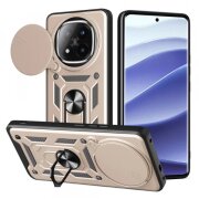 Husa pentru Xiaomi Redmi Note 14 Pro+ 5G, Techsuit, CamShield, Aurie