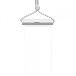 Husa Universala Waterproof pentru, Baseus, AquaGlide Cylindrical, Alba P60263701213-00 