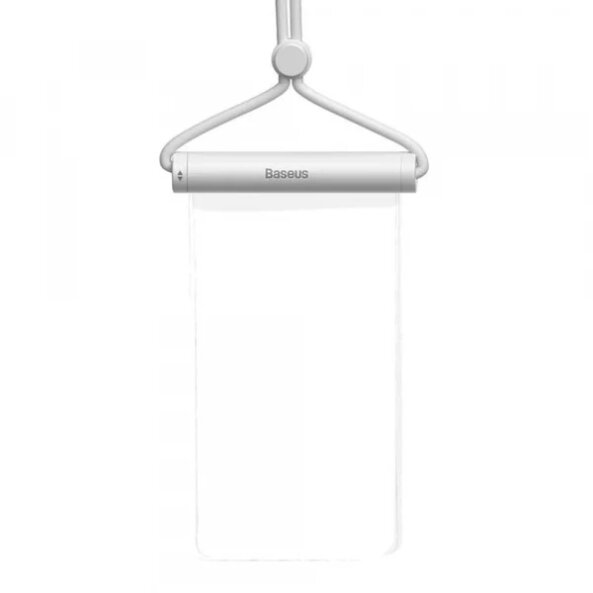 Husa Universala Waterproof pentru, Baseus, AquaGlide Cylindrical, Alba P60263701213-00 