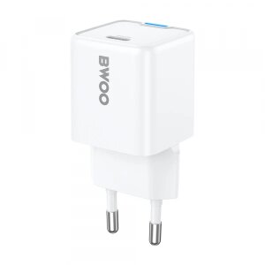 Incarcator Retea BWOO CDA211, 30W, 3A, 1 x USB-C, Alb 