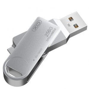 Memorie Externa USB-A 3.0 / USB-C XO Design DK03, 256Gb 