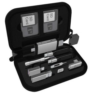 Cititor Card USB / USB-C OEM OmniLink Pro-002 Travel, 7in1, Gri