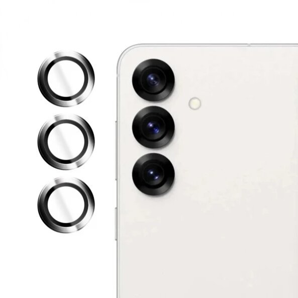 Folie de protectie Camera Spate Lito S+ pentru Samsung Galaxy S25 S931, Sticla securizata, Argintie