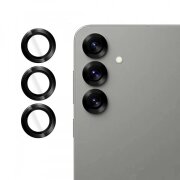 Folie de protectie Camera Spate Lito S+ pentru Samsung Galaxy S25+ S936, Sticla securizata, Neagra