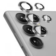 Folie de protectie Camera Spate Lito S+ pentru Samsung Galaxy S25 Ultra S938, Sticla securizata, Argintie