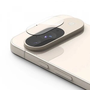 Folie de protectie Camera Spate Ringke pentru Google Pixel 9, Sticla securizata, Set 3 bucati, Transparenta